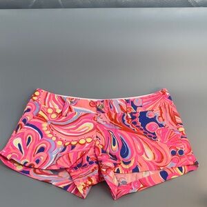 Lilly Pulitzer Walsh Shorts Size‎ 2 Pink Paisley Summer Preppy Resort